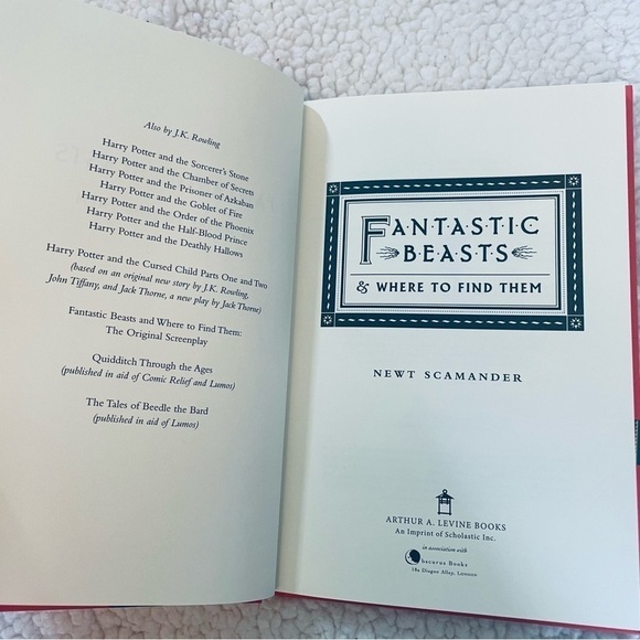 Fantastic Beasts and Where to Find Them (Harry Potter) - Hardcover by Rowling - Picture 6 of 14
